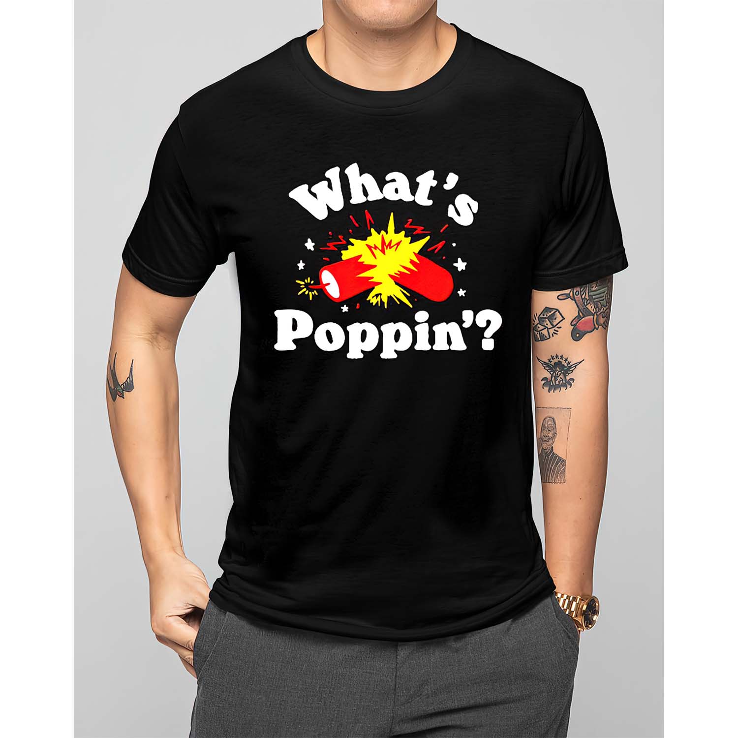 What’S Poppin Firecracker Shirt What’S Poppin Firecracker Shirt