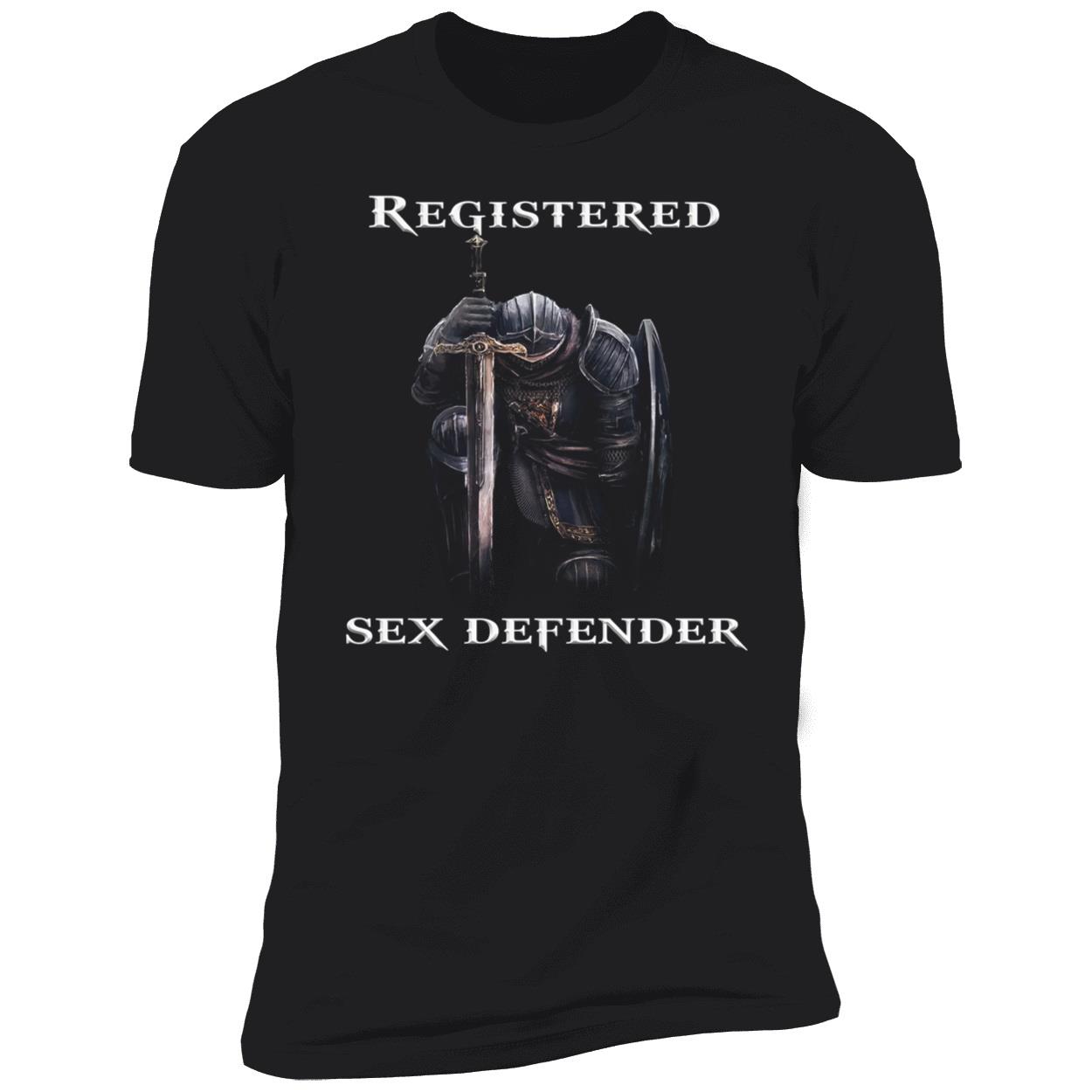 Registered Sex Defender Shirt Registered Sex Defender Shirt