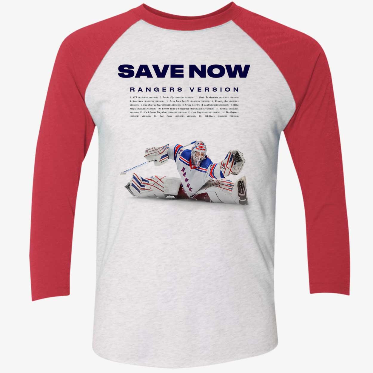 Save Now Rangers Version Shirt Save Now Rangers Version Shirt