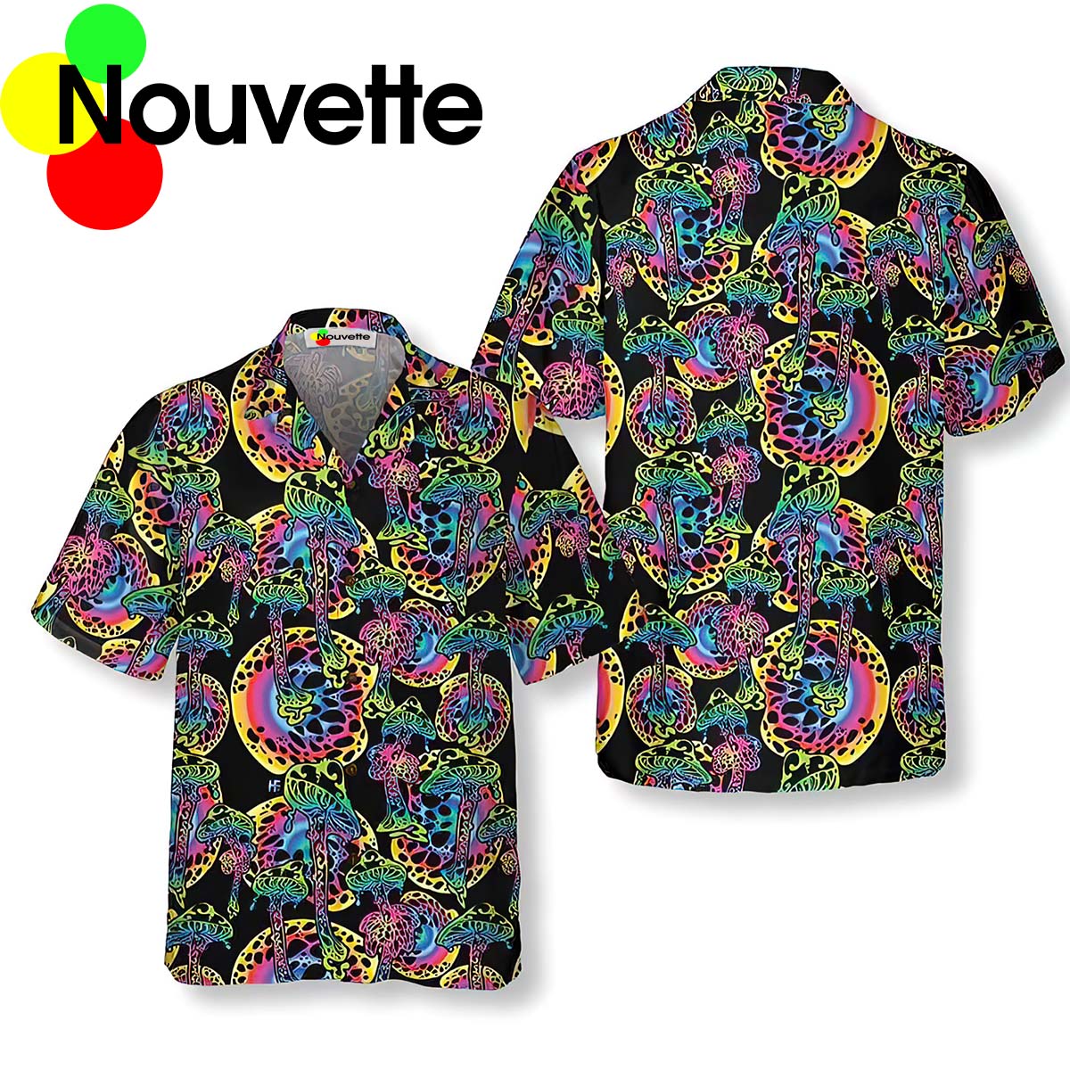 Mushrooms Seamless Pattern Hawaiian Shirt Mushrooms Seamless Pattern Hawaiian Shirt