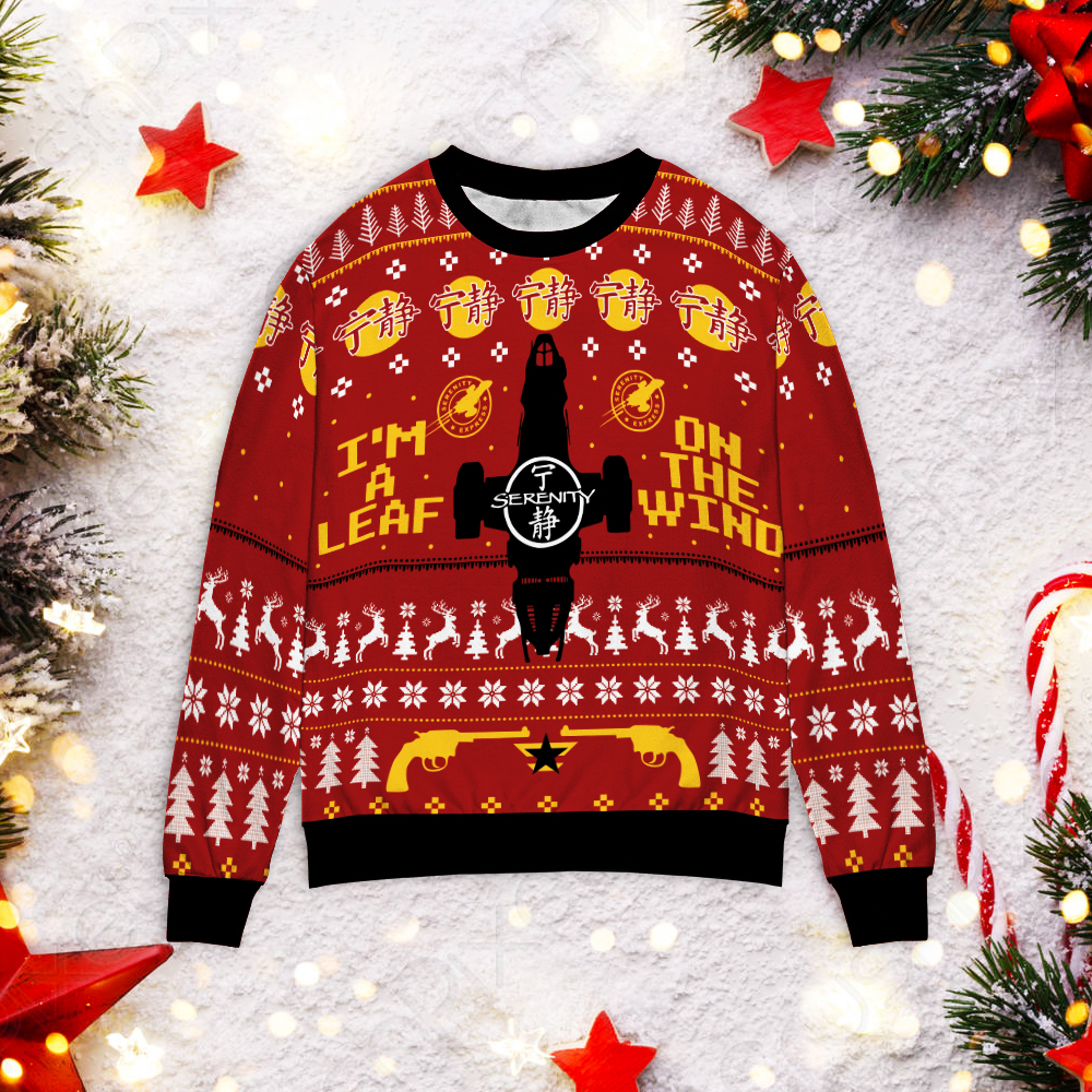 I’M A Leaf On The Wind Christmas Sweater I’M A Leaf On The Wind Christmas Sweater