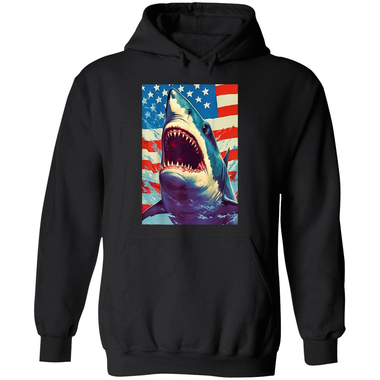 Sharks The Pop Art Patriotic Predator Shirt Sharks The Pop Art Patriotic Predator Shirt