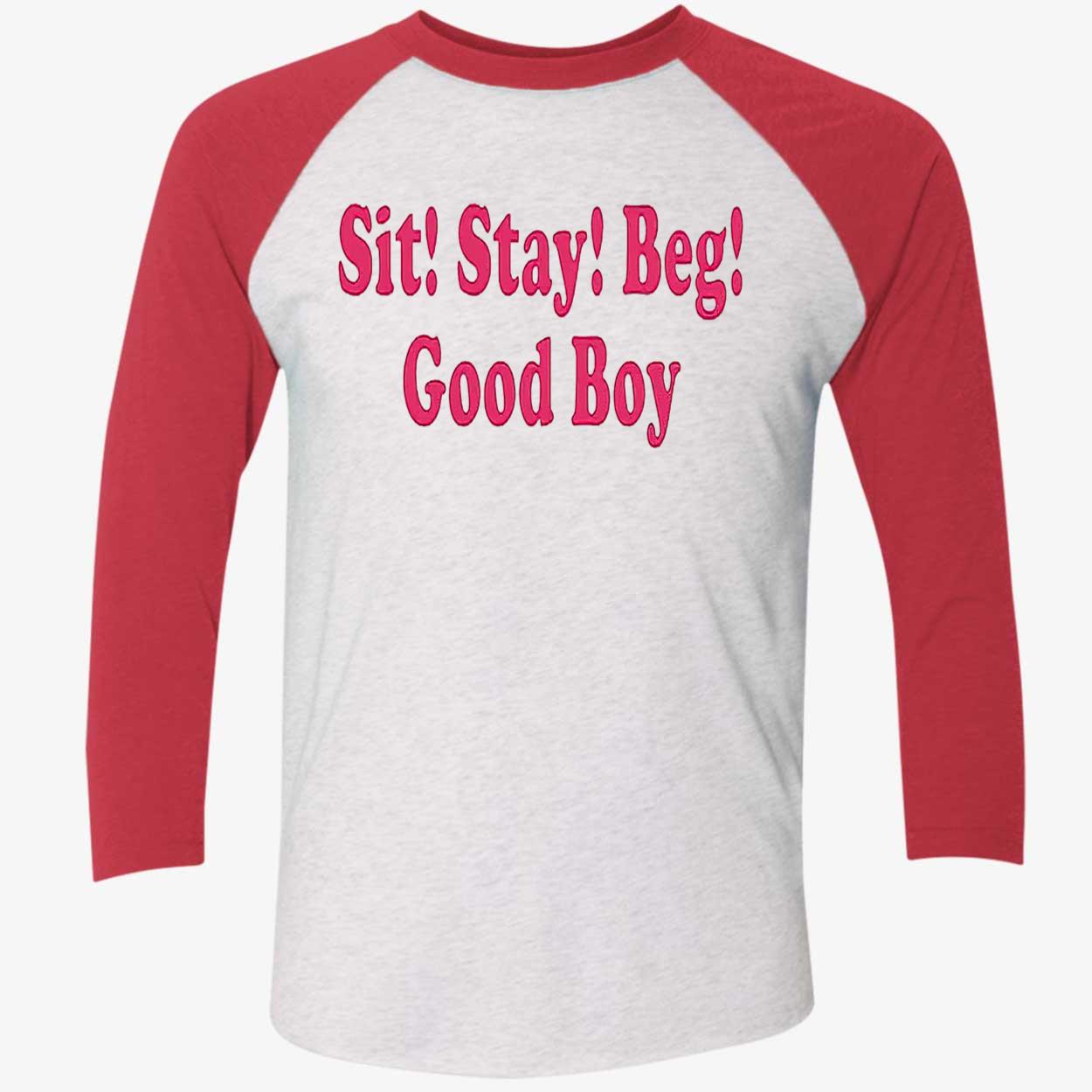 Sit Stay Beg Good Boy Shirt Sit Stay Beg Good Boy Shirt