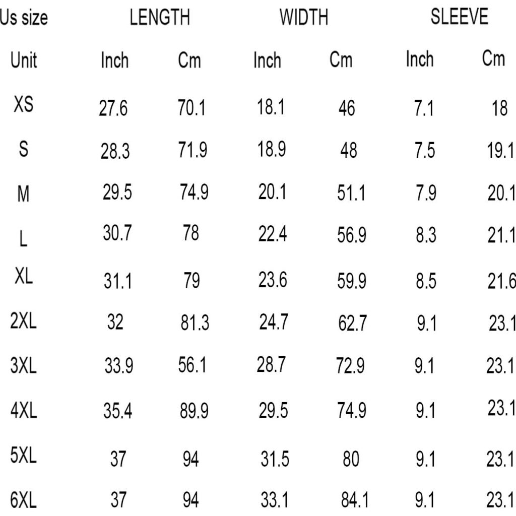 size guide