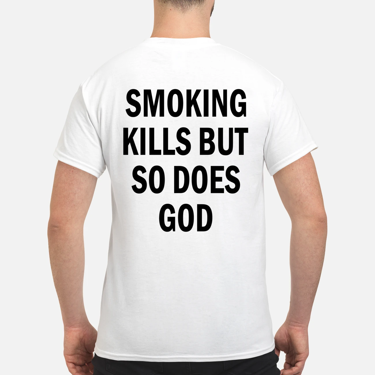 Smoking Kills But So Does God Back Aop Shirt Smoking Kills But So Does God Back Aop Shirt