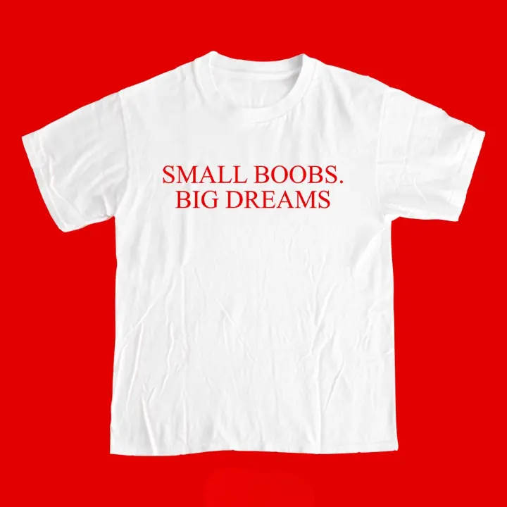 Small Boobs Big Dreams T-Shirt Small Boobs Big Dreams T-Shirt