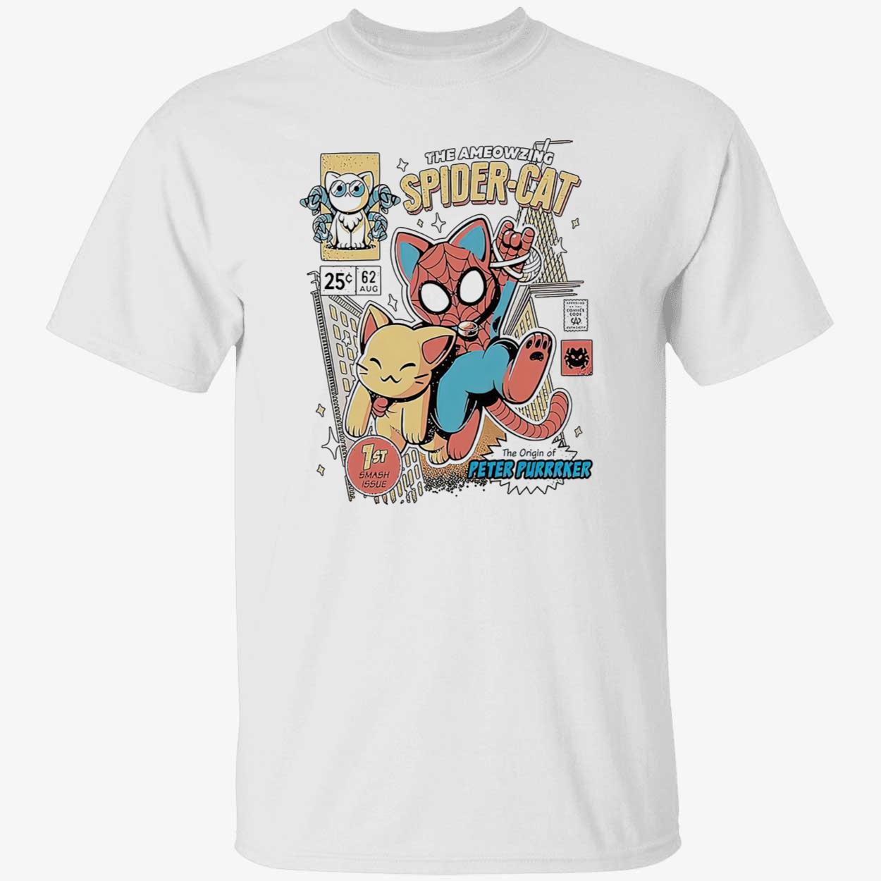 Spider Cat Comfort Color Shirt Spider Cat Comfort Color Shirt