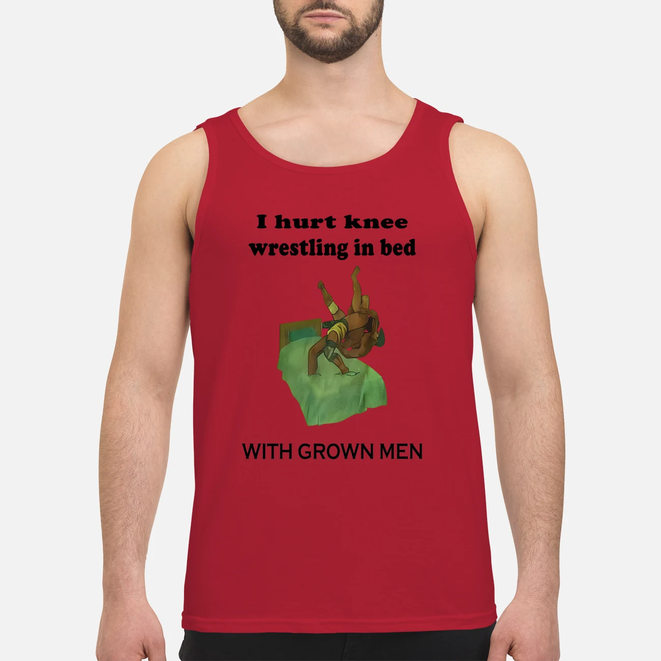 I Hurt My Knee Wrestling In Bed With Grown Men Shirt I Hurt My Knee Wrestling In Bed With Grown Men Shirt