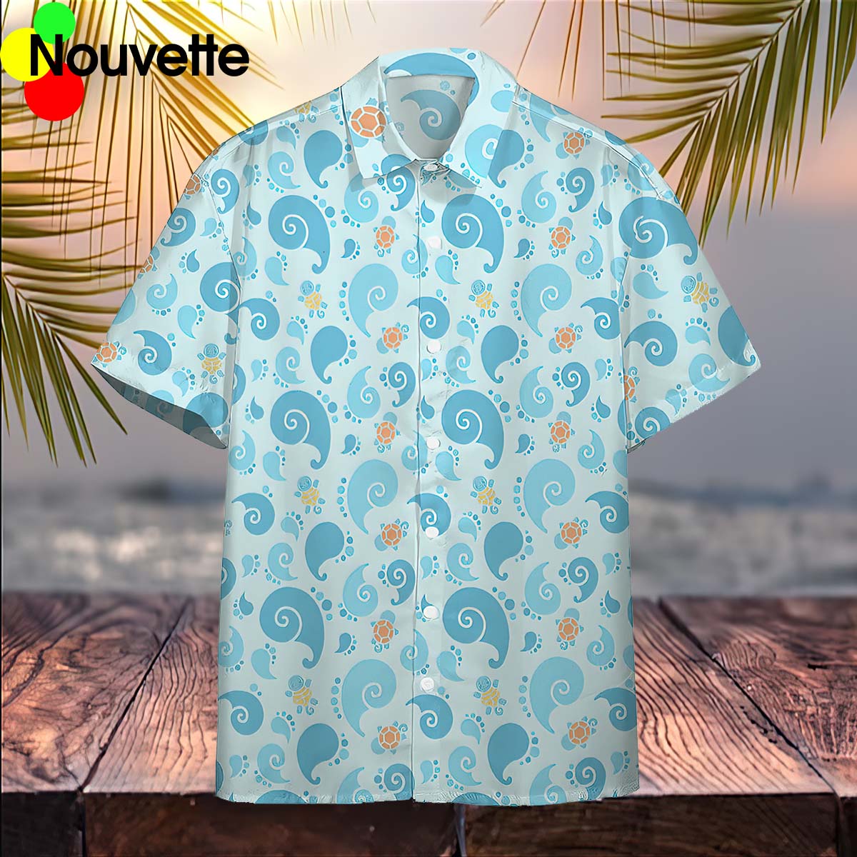 Squirtle Pattern Hawaiian Shirt Squirtle Pattern Hawaiian Shirt