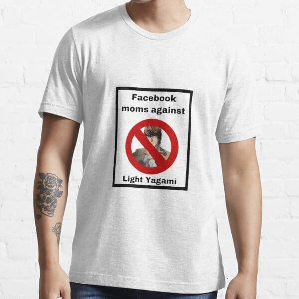 Facebook Moms Against Light Yagami Shirt Facebook Moms Against Light Yagami Shirt
