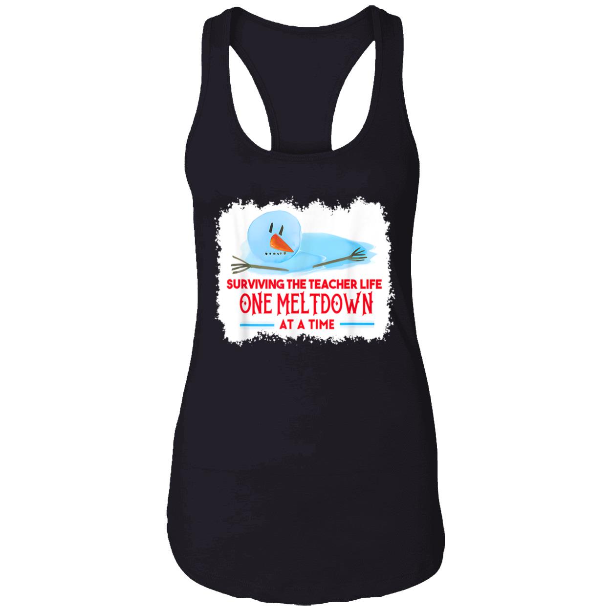 Surviving The Teacher Life One Meltdown At A Time Shirt Surviving The Teacher Life One Meltdown At A Time Shirt