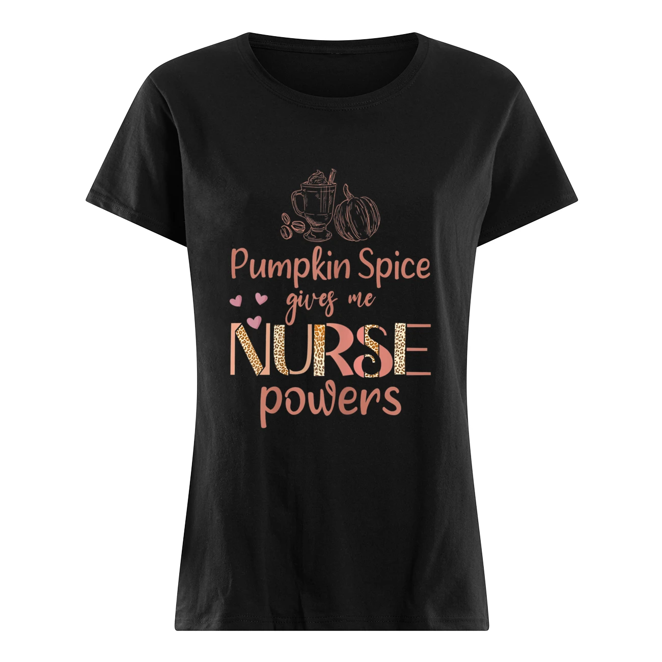 Pumpkin Spice Gives Me Nurse Powers Shirt Pumpkin Spice Gives Me Nurse Powers Shirt