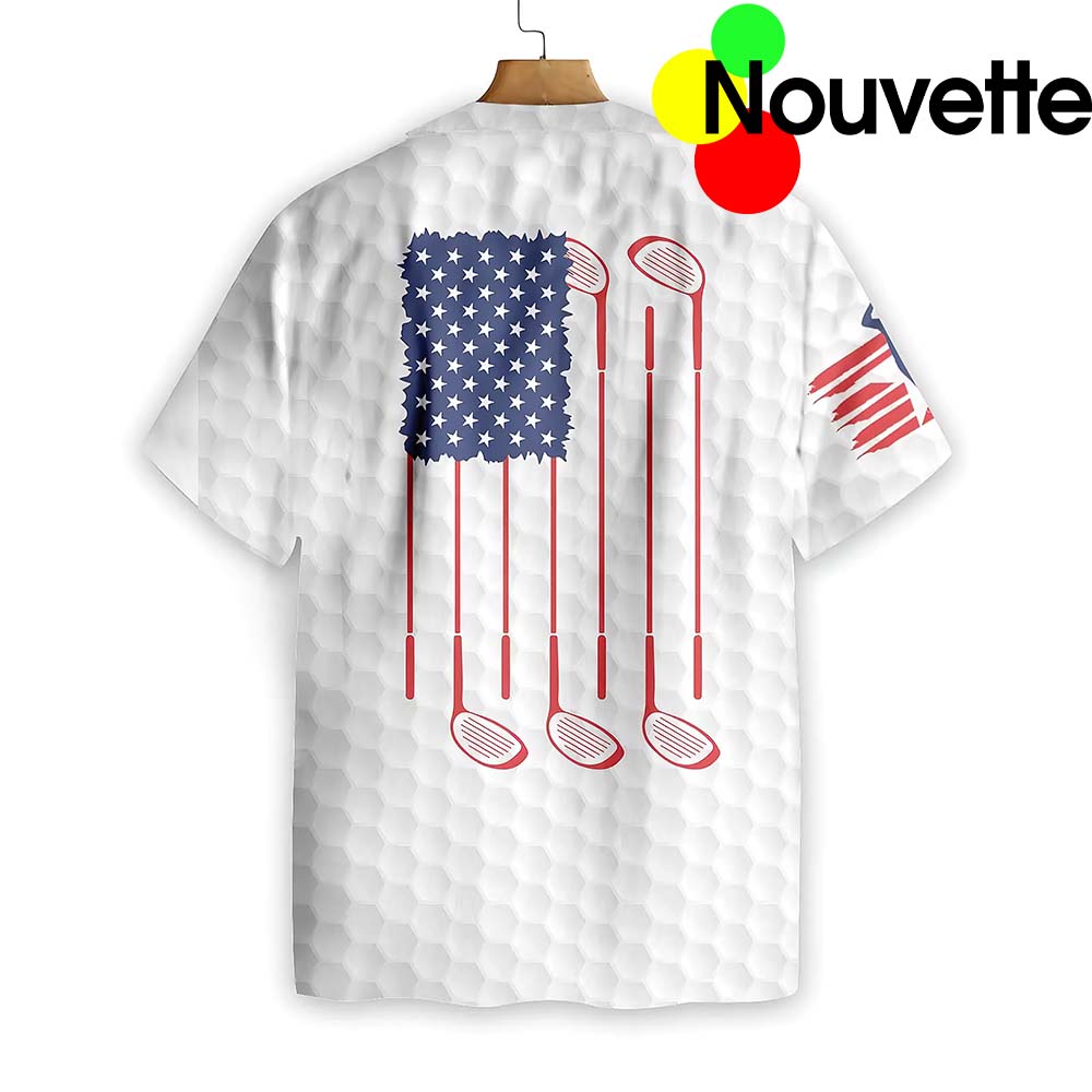Golf American Flag Hawaiian Shirt Golf American Flag Hawaiian Shirt