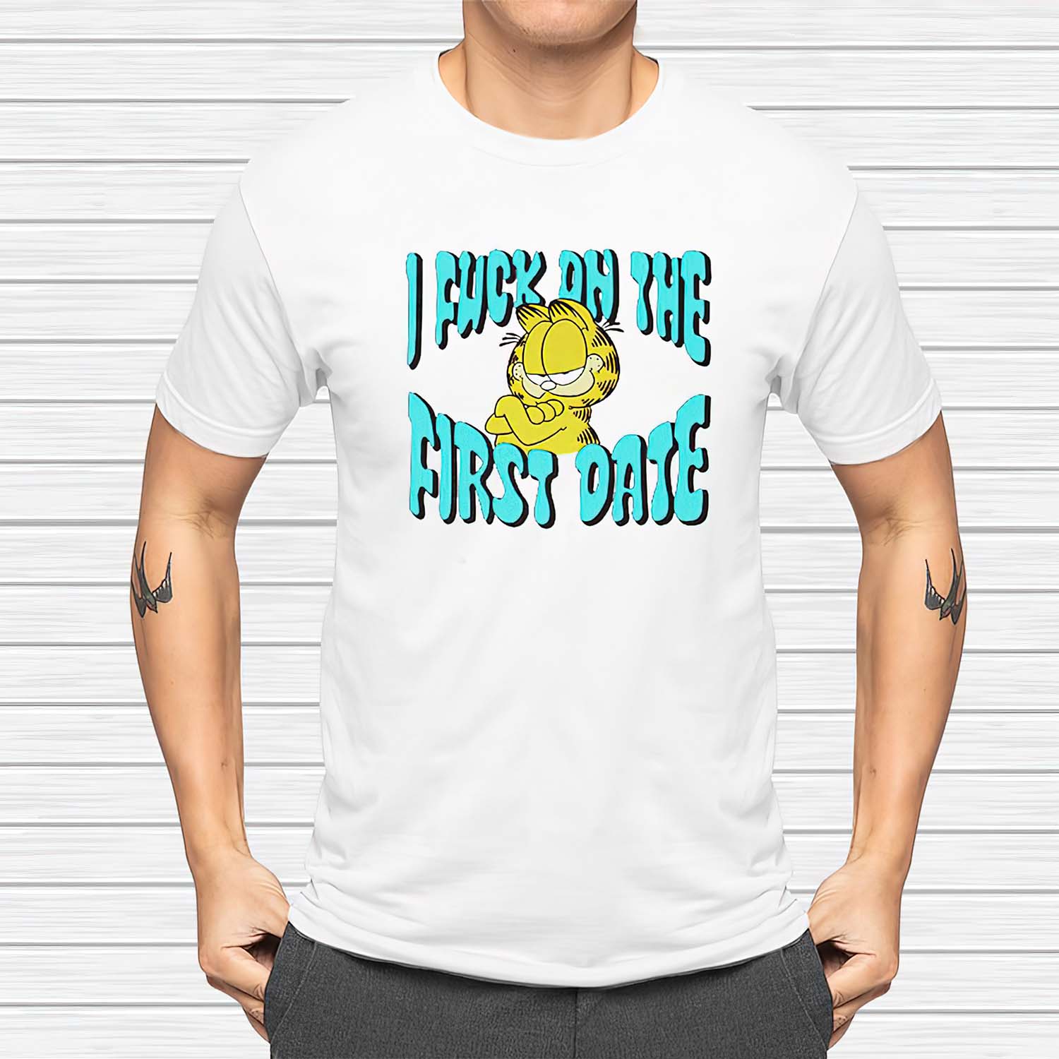 Garfield I F*Ck On The First Date Shirt Garfield I F*Ck On The First Date Shirt