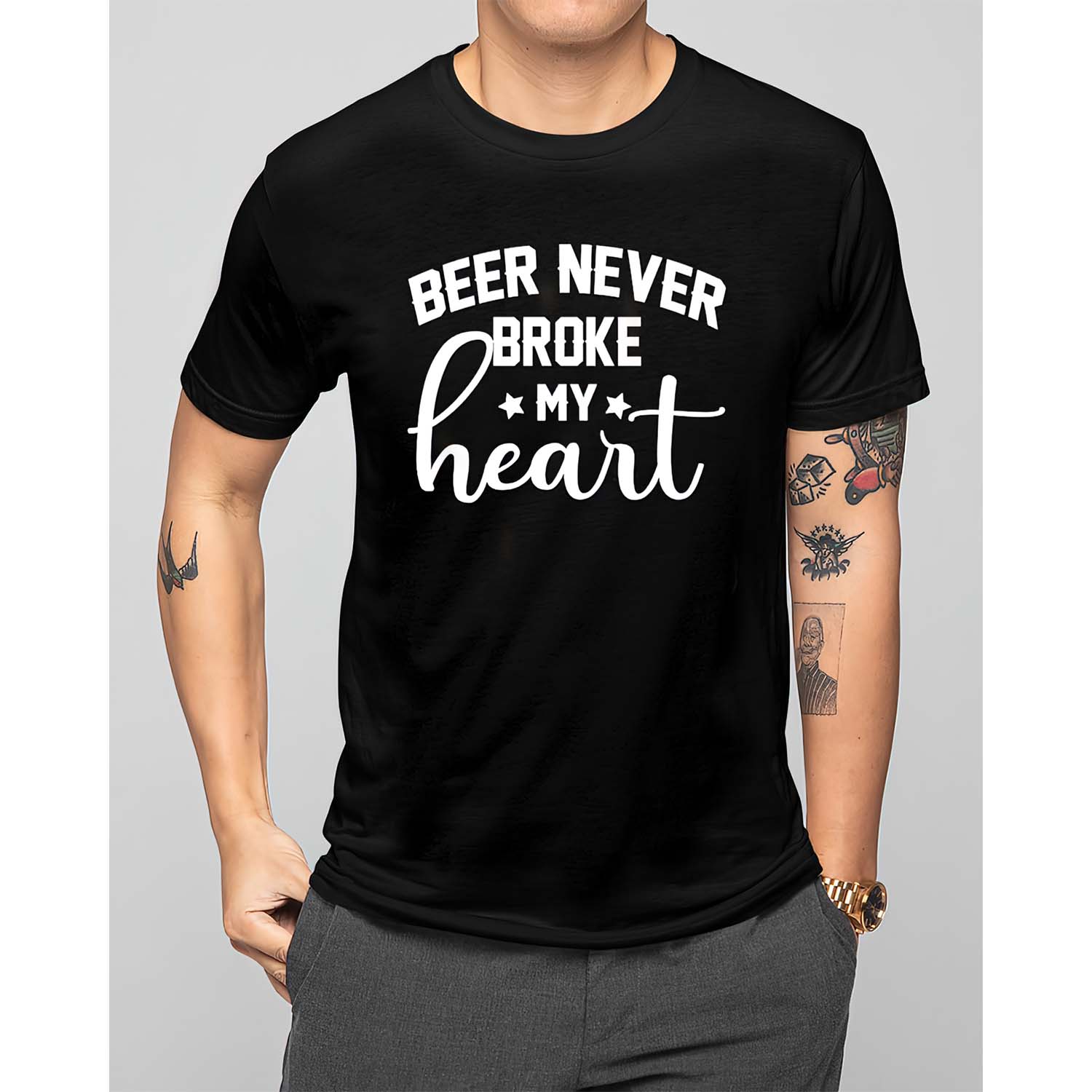 Beer Never Broke My Heart Shirt Beer Never Broke My Heart Shirt