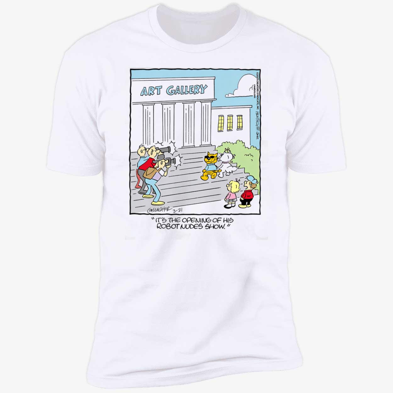 Art Gallery It’S The Opening Of His Robot Nudes Show Shirt Art Gallery It’S The Opening Of His Robot Nudes Show Shirt