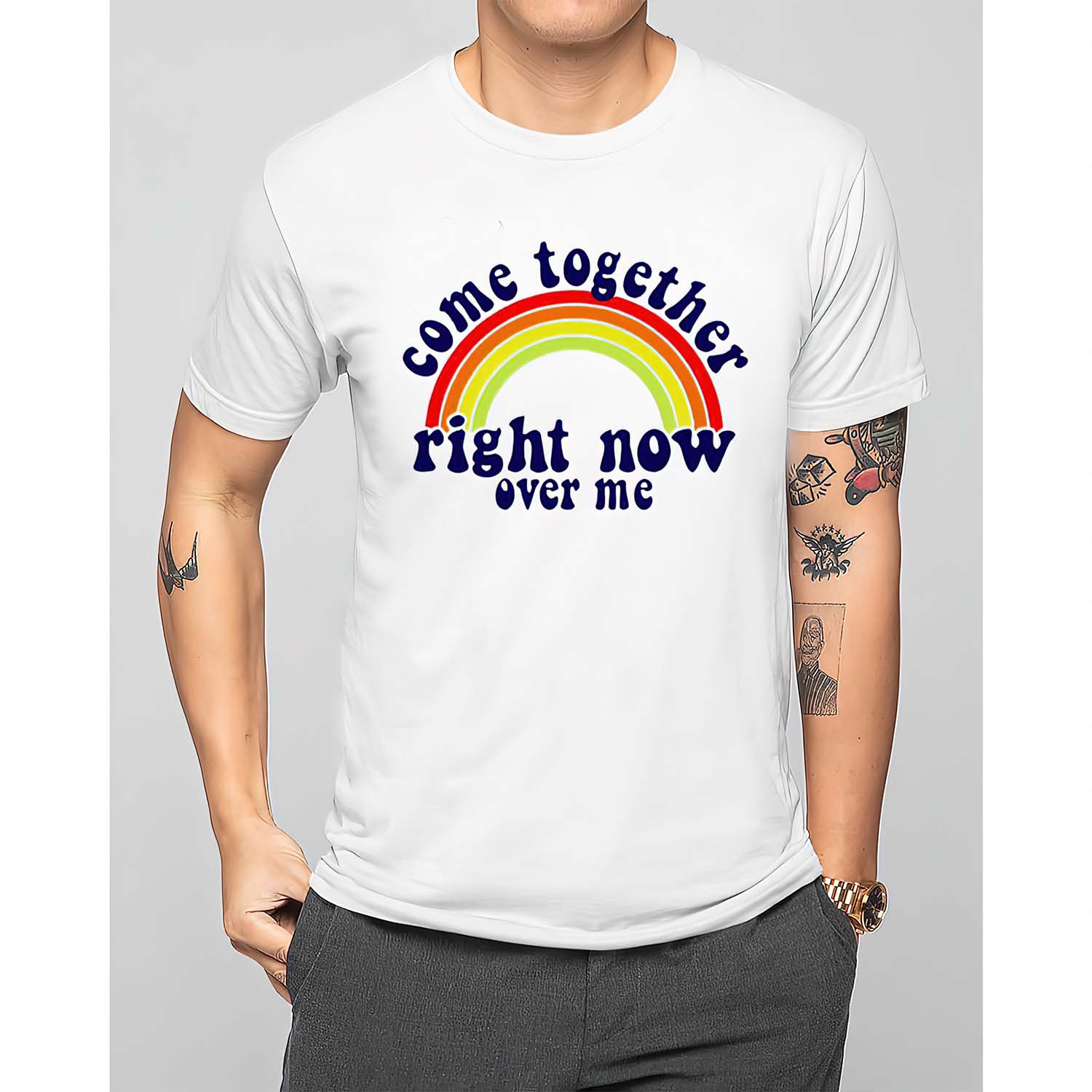 Come Together Right Now Over Me Shirt Come Together Right Now Over Me Shirt