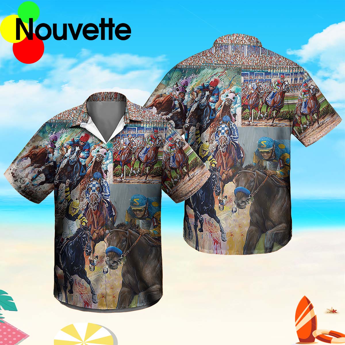 Kentucky Derby Horse Hawaiian Shirt