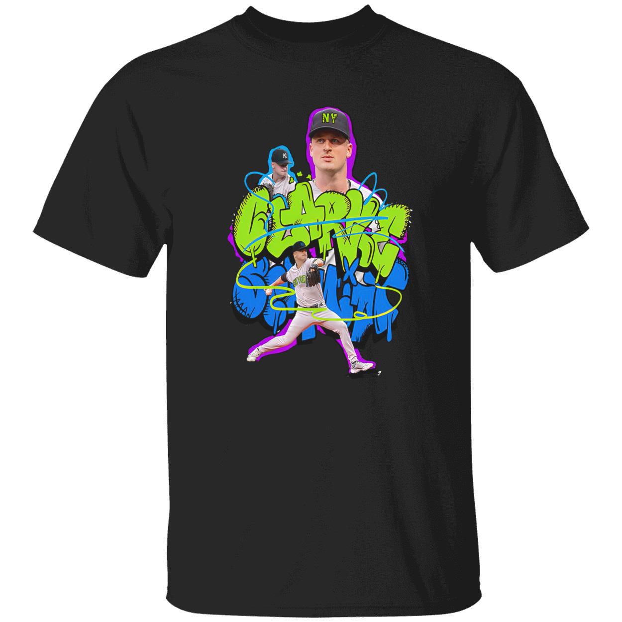 Talkin Yanks Clarke Schmidt Street T-Shirt Talkin Yanks Clarke Schmidt Street T-Shirt