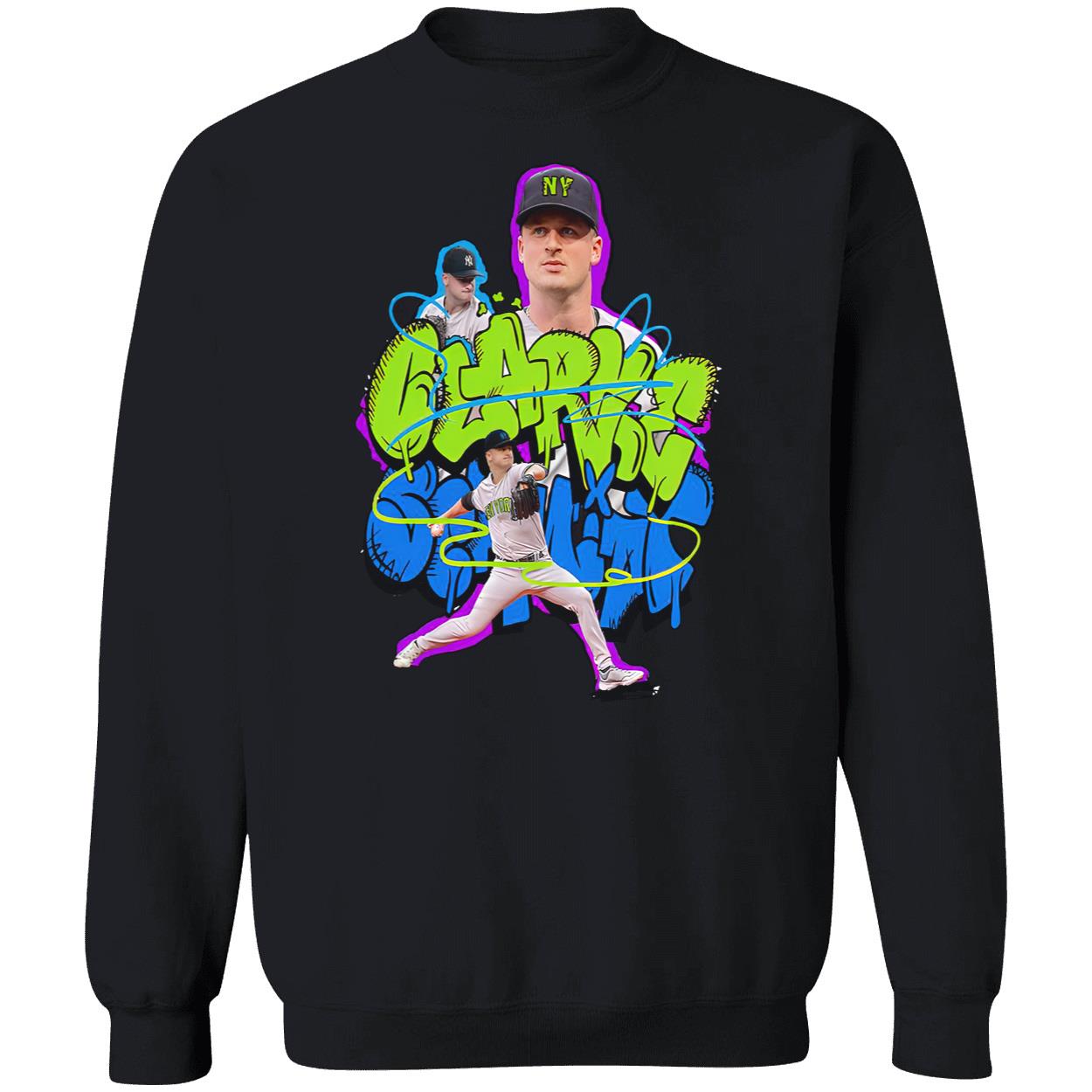Talkin Yanks Clarke Schmidt Street T-Shirt Talkin Yanks Clarke Schmidt Street T-Shirt