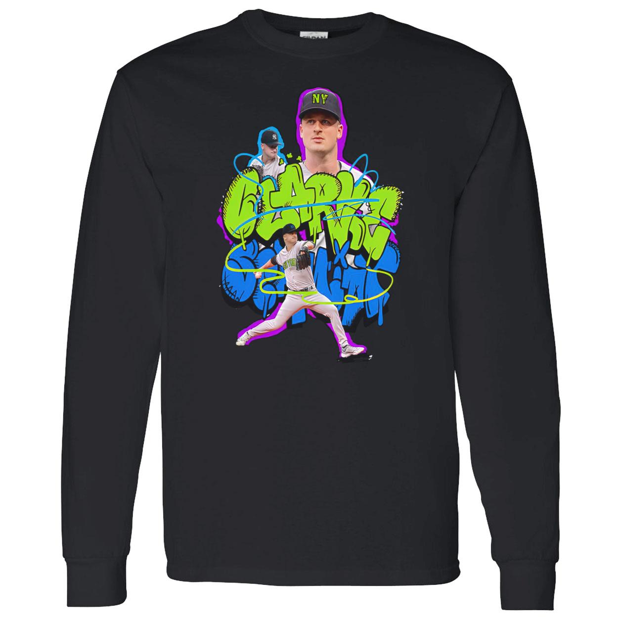 Talkin Yanks Clarke Schmidt Street T-Shirt Talkin Yanks Clarke Schmidt Street T-Shirt