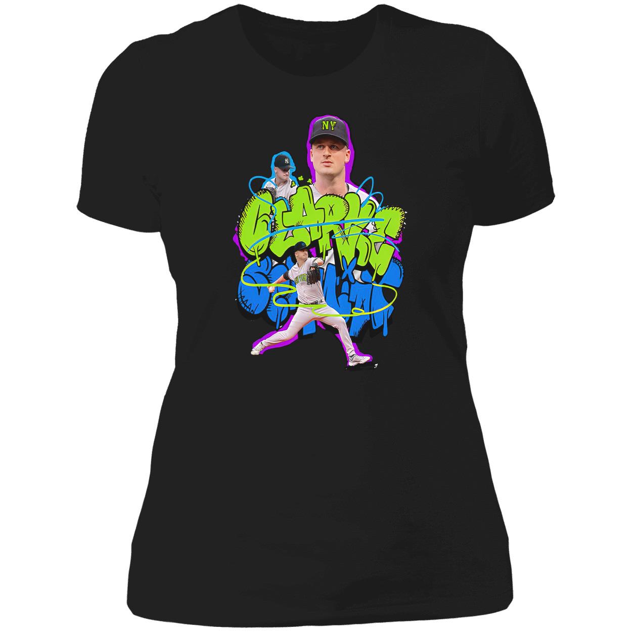 Talkin Yanks Clarke Schmidt Street T-Shirt Talkin Yanks Clarke Schmidt Street T-Shirt