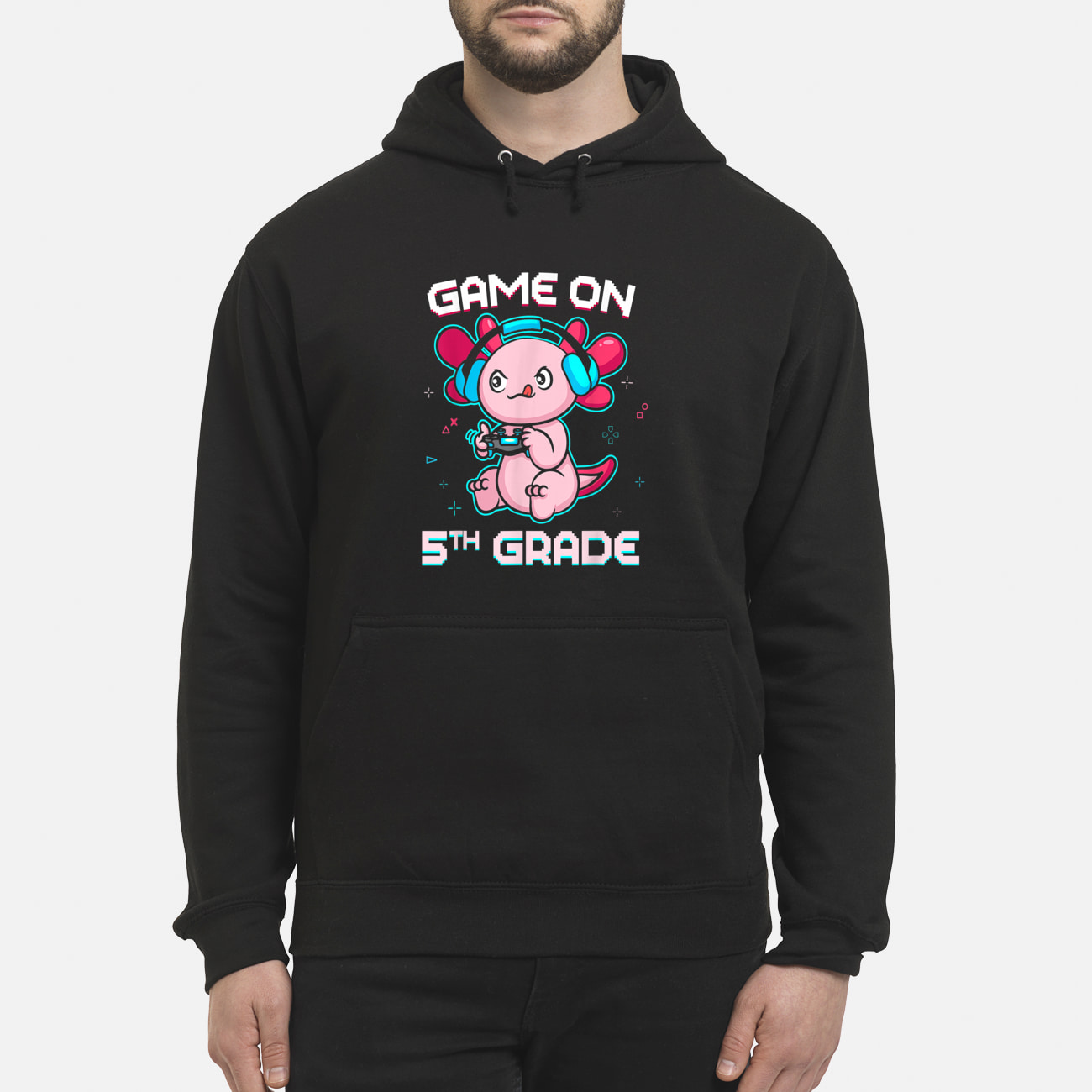 Axolotl Game On 5Th Grade Shirt Axolotl Game On 5Th Grade Shirt