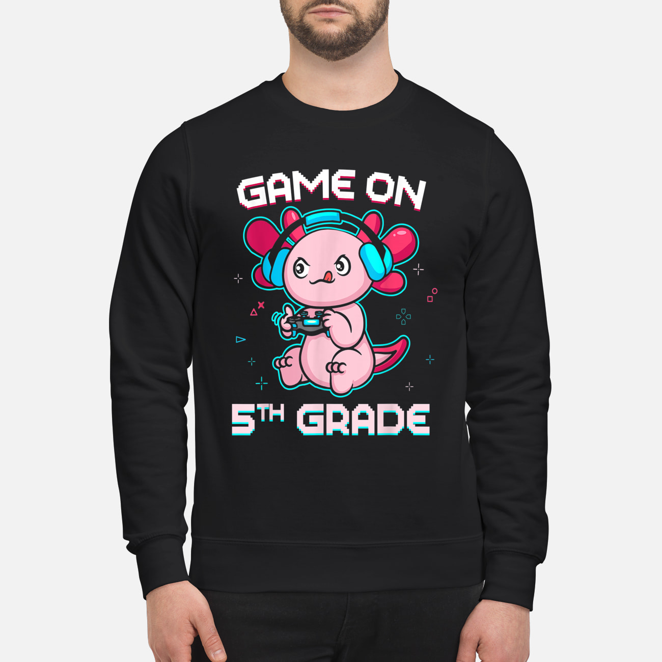 Axolotl Game On 5Th Grade Shirt Axolotl Game On 5Th Grade Shirt
