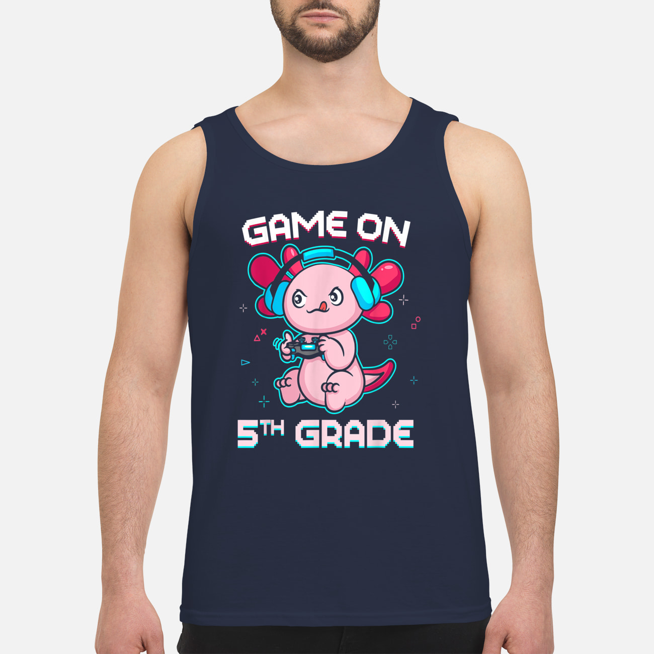 Axolotl Game On 5Th Grade Shirt Axolotl Game On 5Th Grade Shirt
