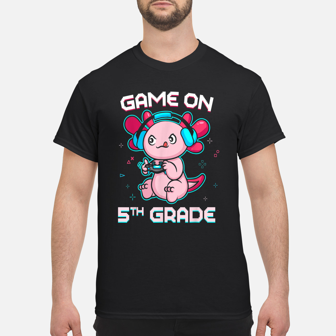 Axolotl Game On 5Th Grade Shirt Axolotl Game On 5Th Grade Shirt