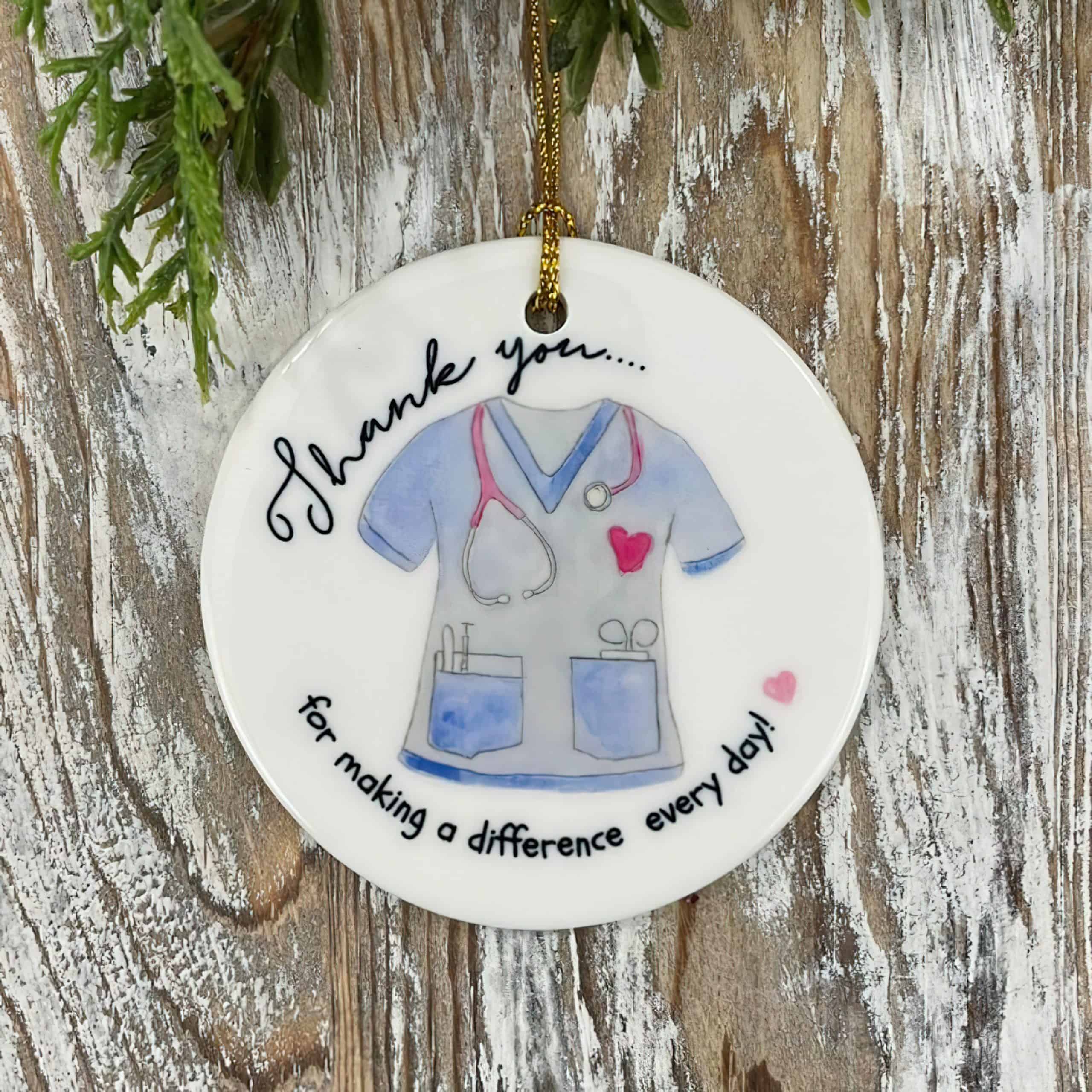 Thank You For Making A Difference Every Day Ornament