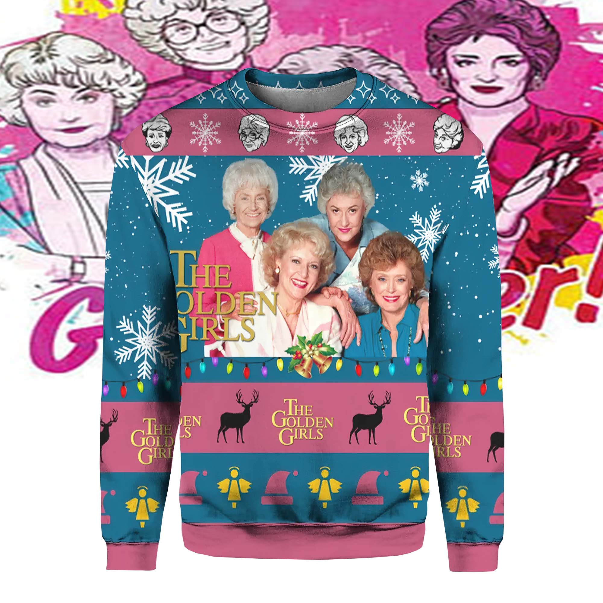 The Golden Girls Christmas Sweater