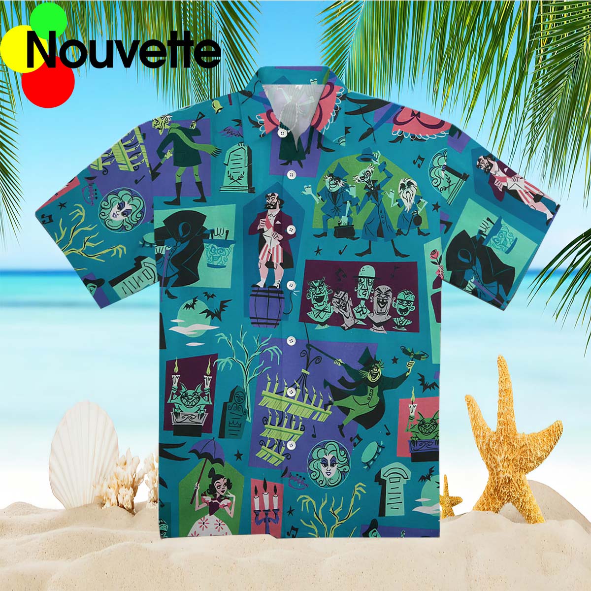 The Haunted Mansion Hawaiian Shirt The Haunted Mansion Hawaiian Shirt