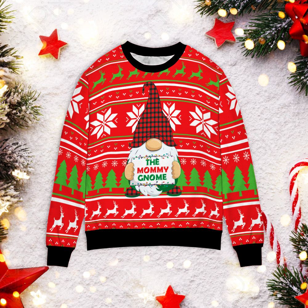 The Mommy Gnome Christmas Sweater The Mommy Gnome Christmas Sweater