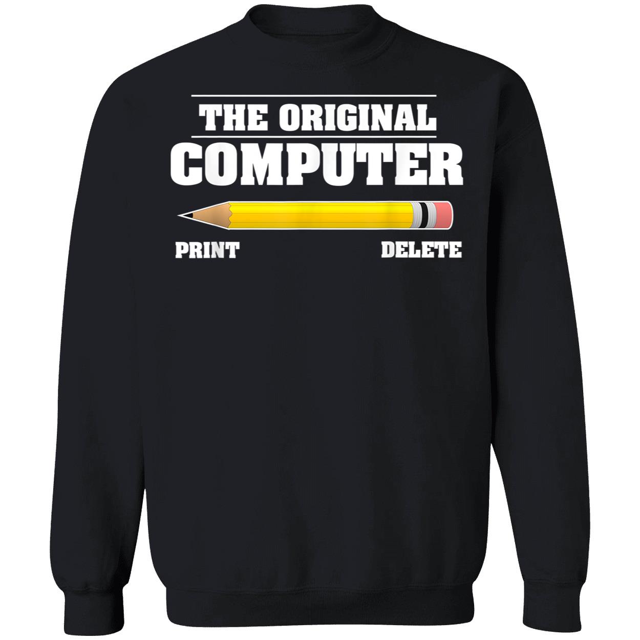 The Original Computer Print Delete Shirt The Original Computer Print Delete Shirt