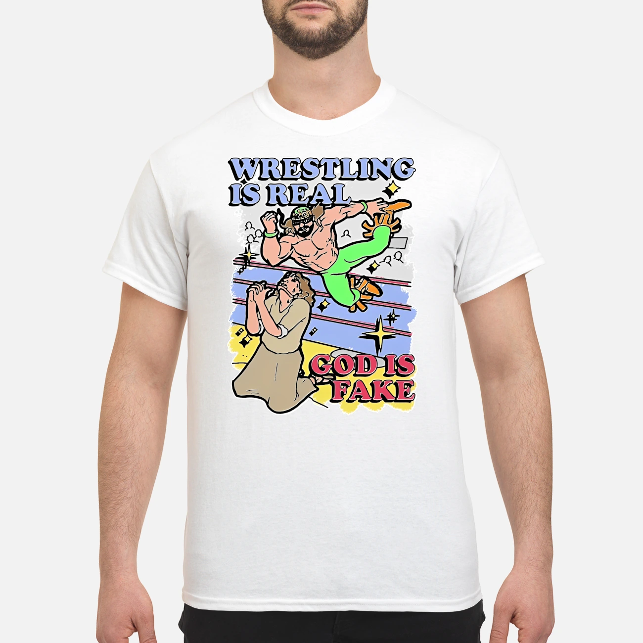 Wrestling Is Real God Is Shirt Wrestling Is Real God Is Shirt