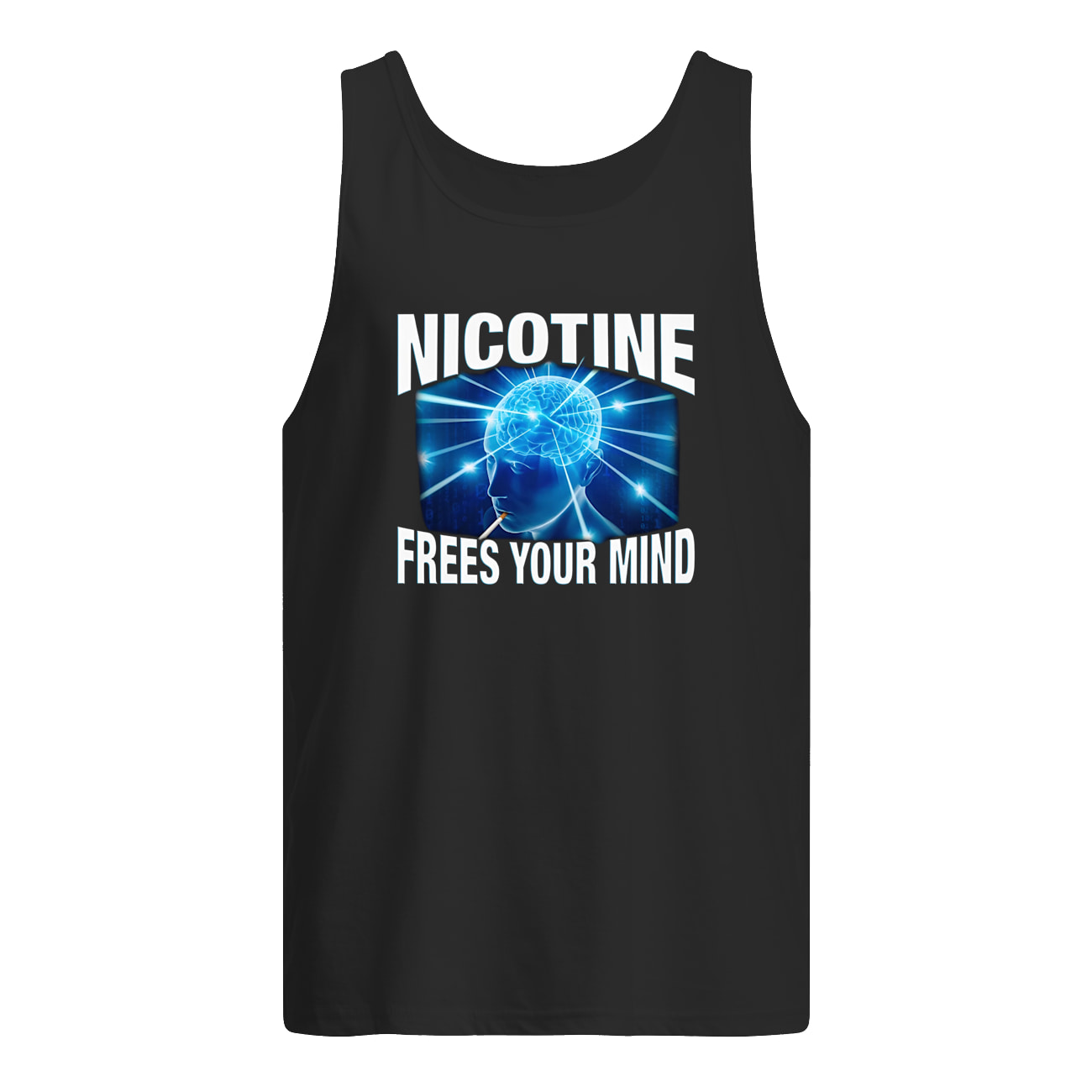 Nicotine Frees Your Mind Shirt Nicotine Frees Your Mind Shirt