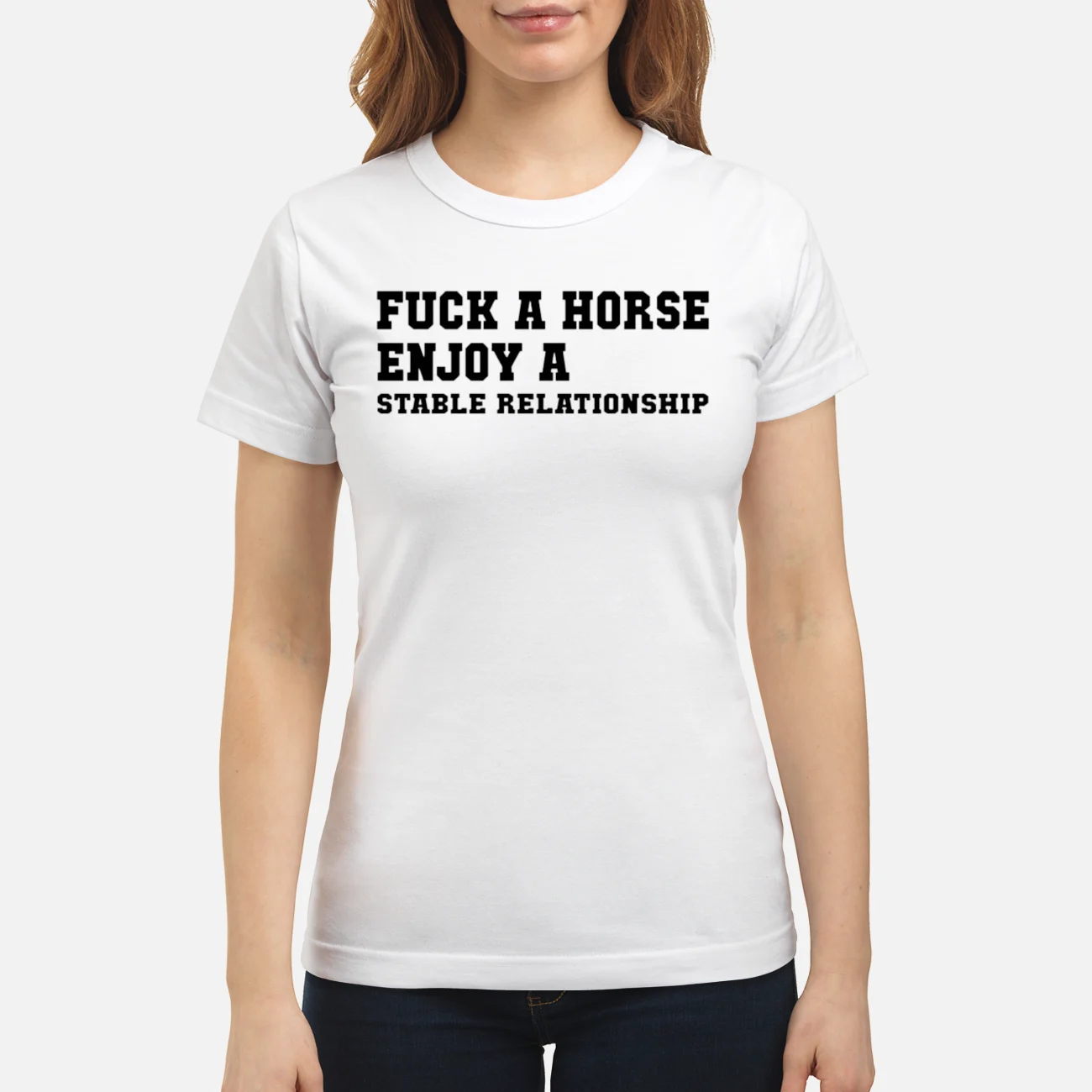 F*Ck A Horse Enjoy A Stable Relationship Shirt F*Ck A Horse Enjoy A Stable Relationship Shirt
