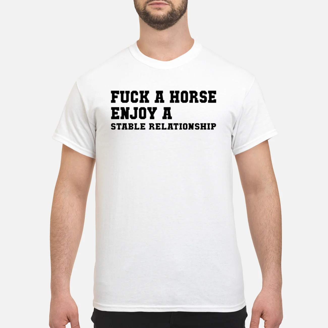 F*Ck A Horse Enjoy A Stable Relationship Shirt F*Ck A Horse Enjoy A Stable Relationship Shirt