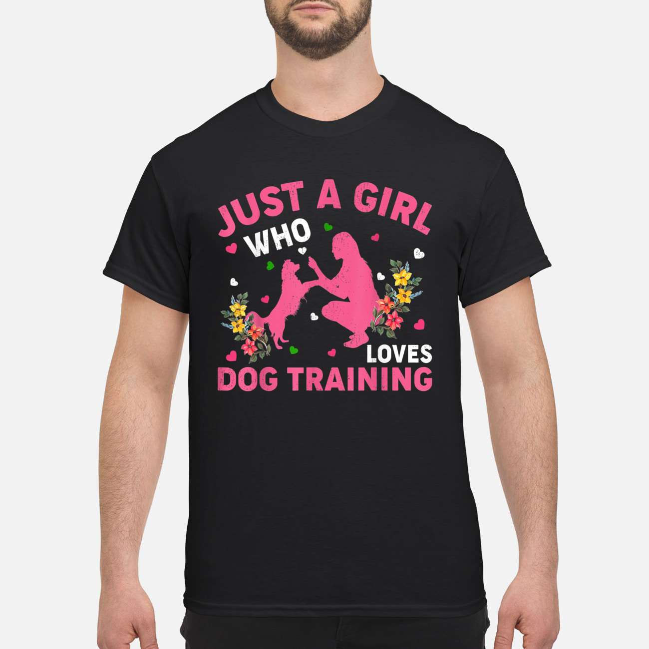 Just A Girl Who Loves Dog Training Shirt Just A Girl Who Loves Dog Training Shirt