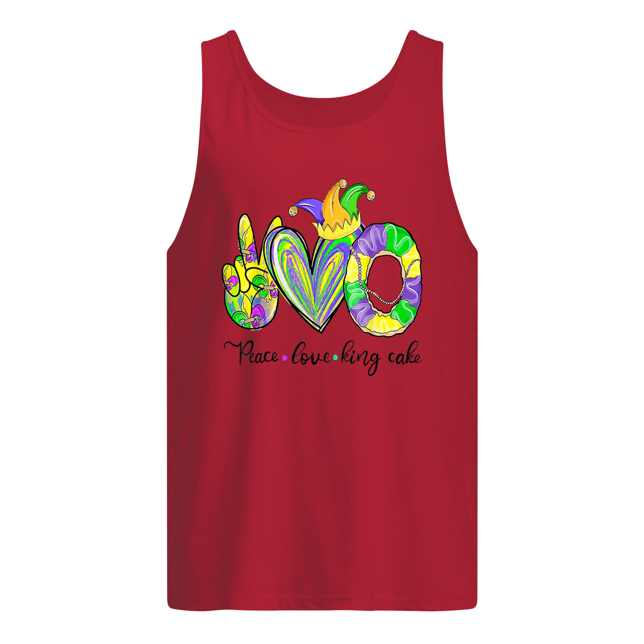 Peace Love King Cake Shirt Peace Love King Cake Shirt