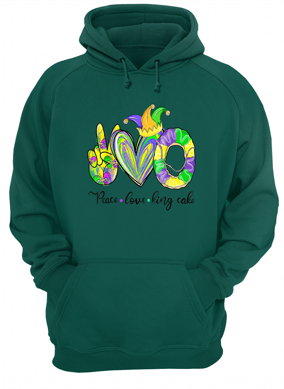 Peace Love King Cake Shirt Peace Love King Cake Shirt