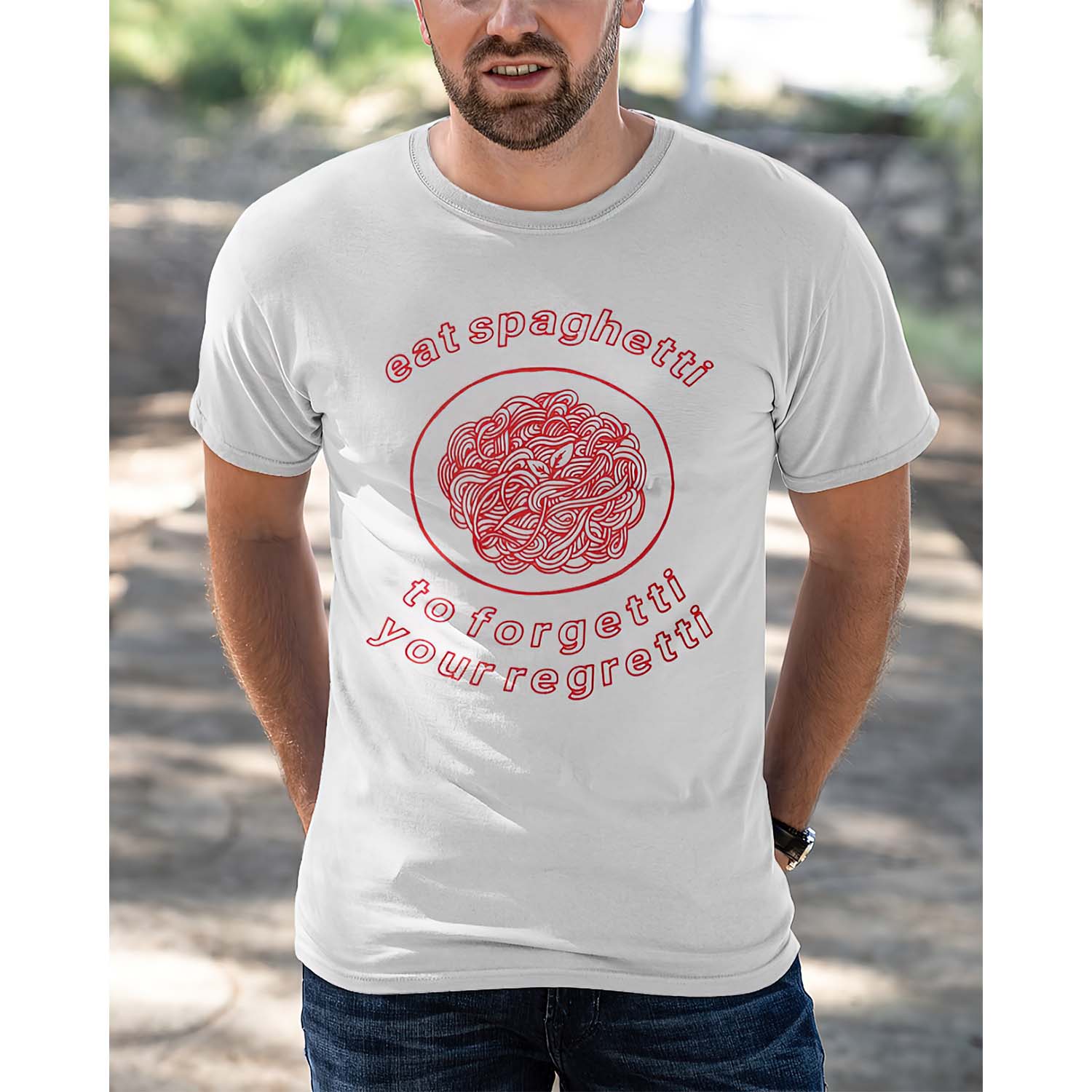 Eat Spaghetti To Forgetti Your Regretti Shirt Eat Spaghetti To Forgetti Your Regretti Shirt