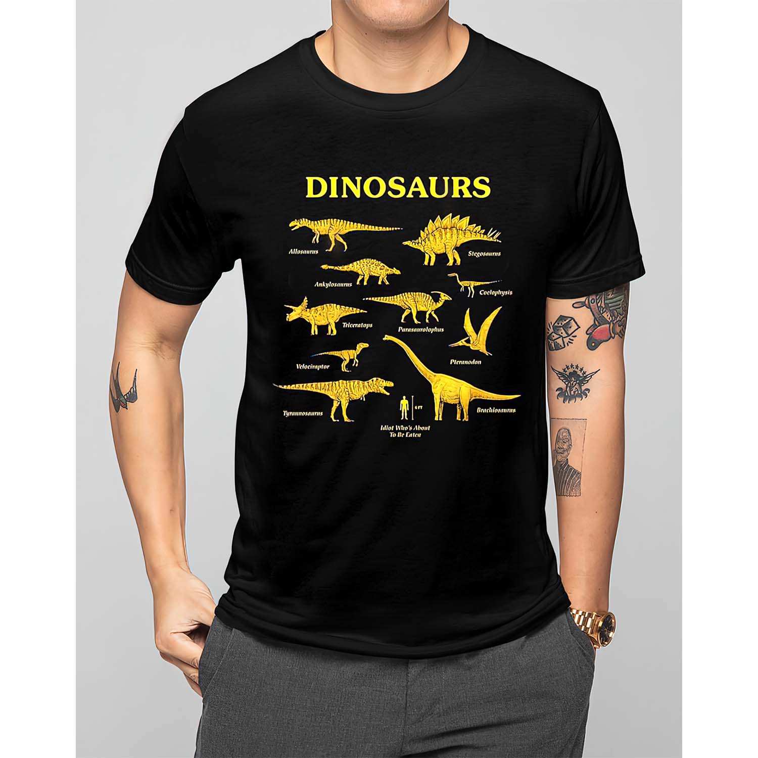 Dinosaurs And Idiot Shirt Dinosaurs And Idiot Shirt
