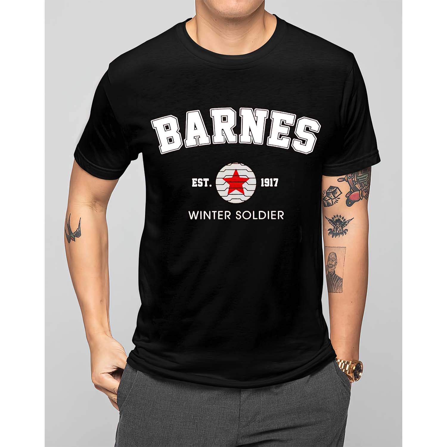Barnes Winter Soldier Est 1917 Shirt Barnes Winter Soldier Est 1917 Shirt