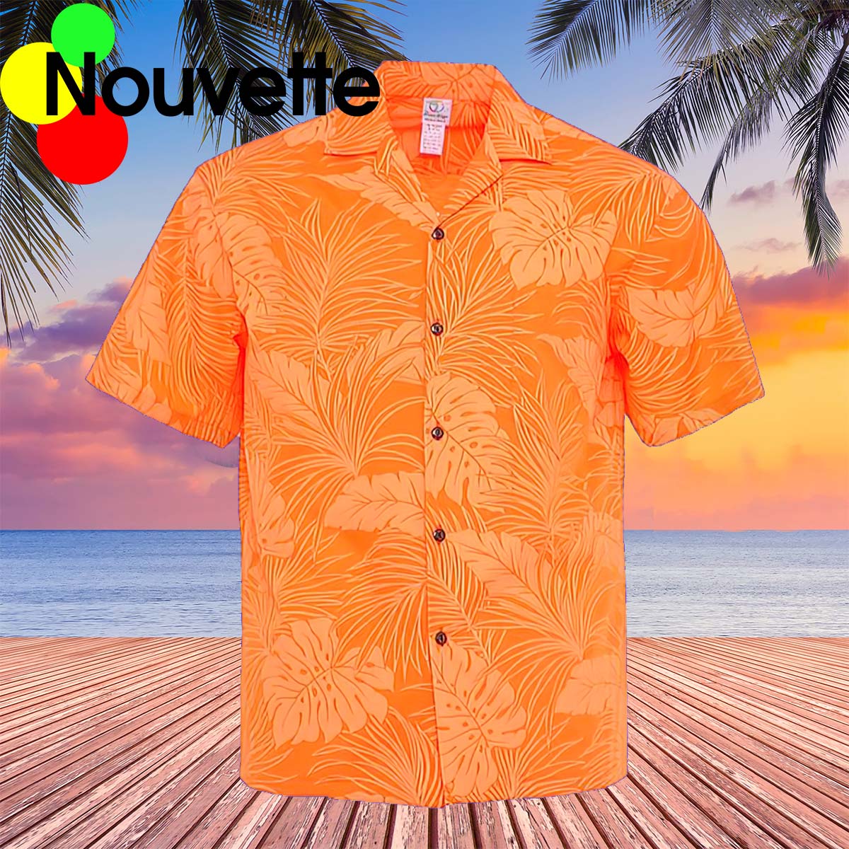 Orange Hawaiian Shirt Orange Hawaiian Shirt
