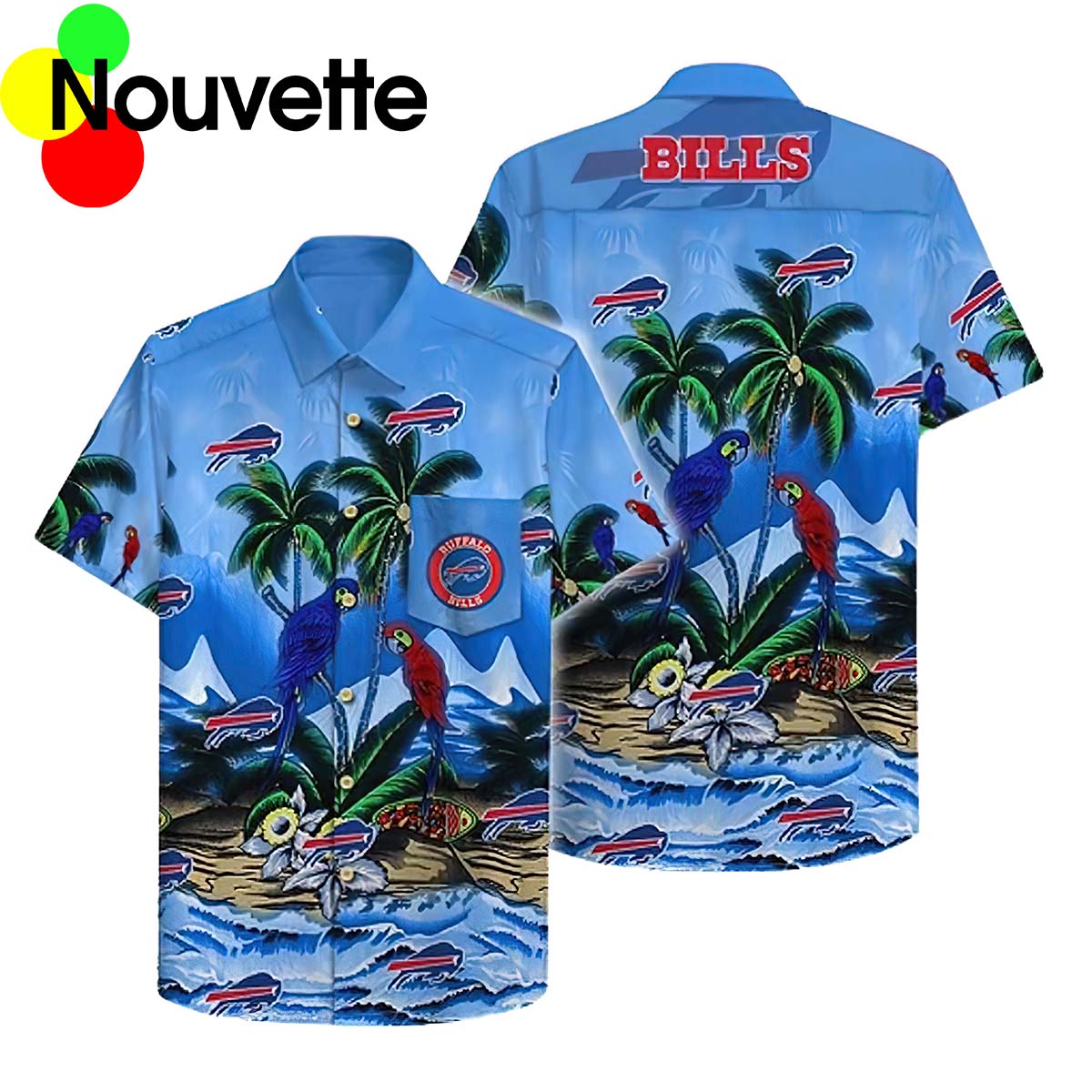 Buffalo Bills Parrot Hawaiian Shirt Buffalo Bills Parrot Hawaiian Shirt