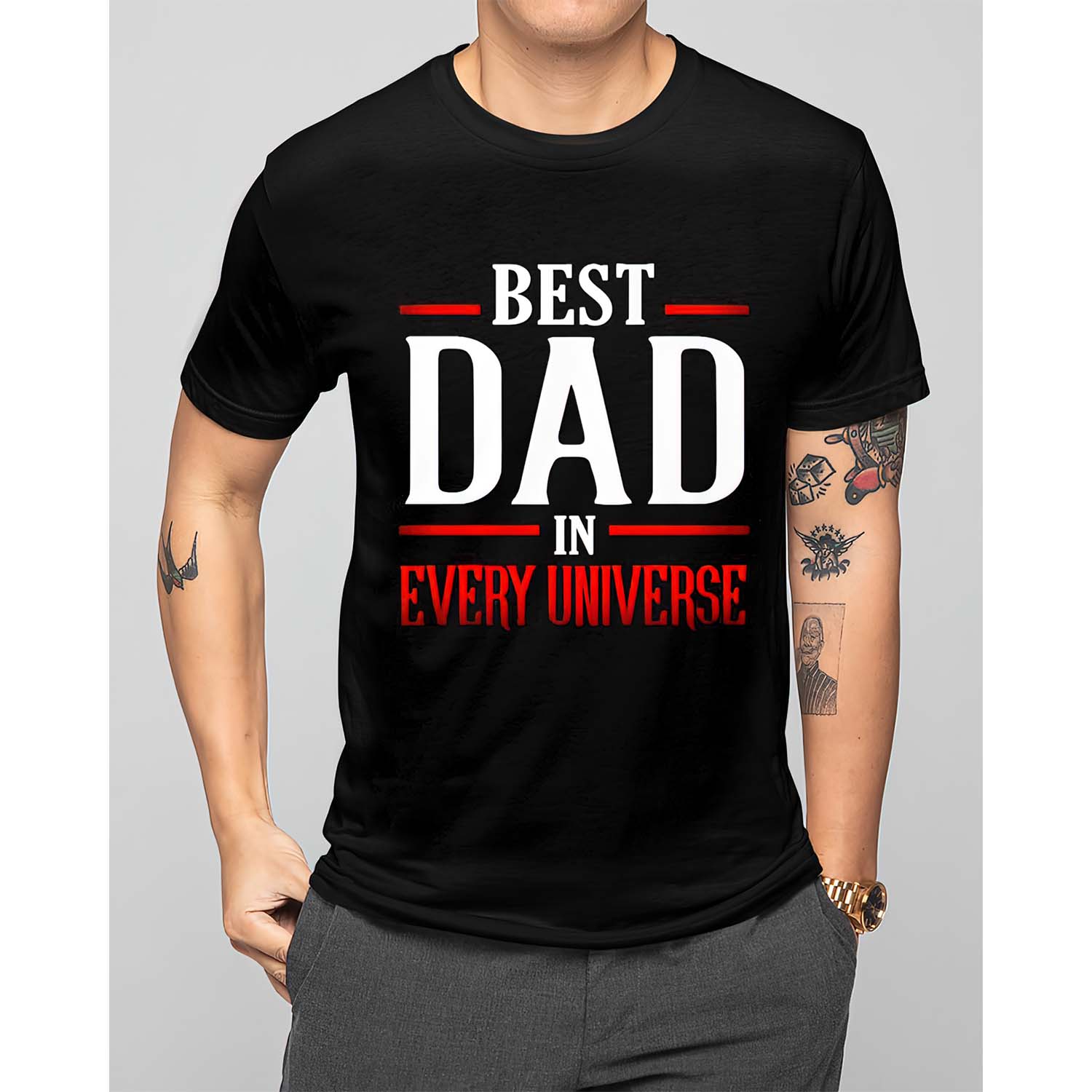 Best Dad In Every Universe Shirt Best Dad In Every Universe Shirt