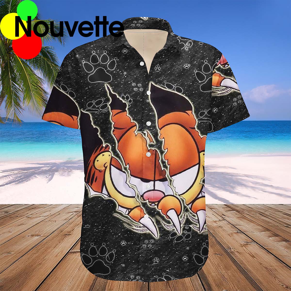 Gay Garfield Hawaiian Shirt
