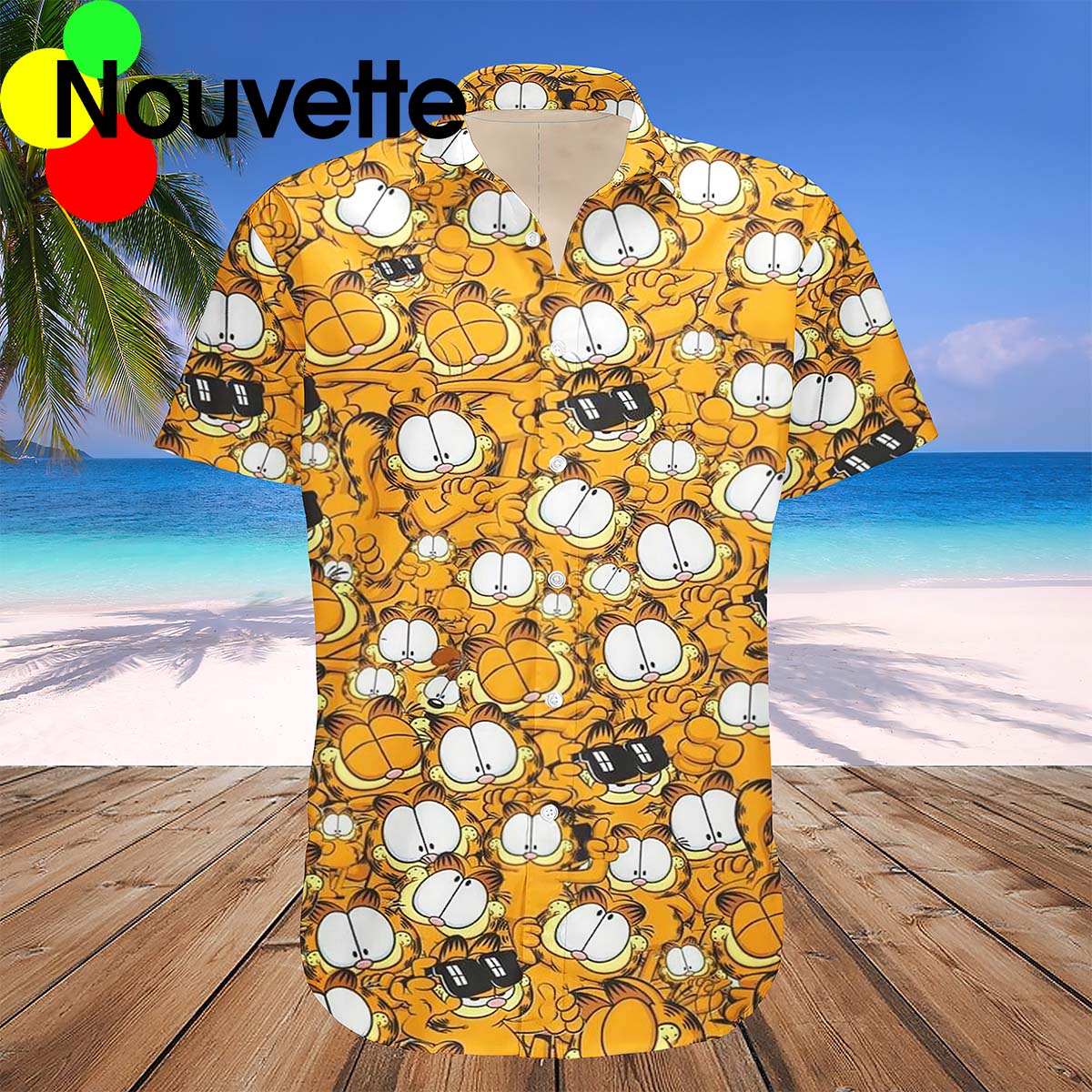 Garfield Hawaiian Shirt
